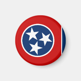 Tennessee flagga & Tennessee, USA helgdag/sport Magnet