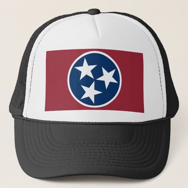 Tennessee Flagga Truckerkeps (Framsida)