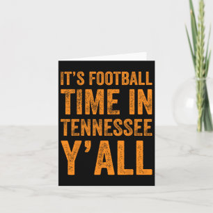 Tennessee Football Det är fotbollstid på Tennessee Kort