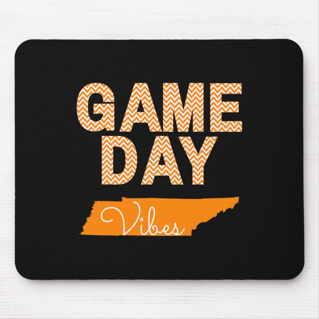 Tennessee Football Game Day Vibes Fall Tailgate Musmatta (Framsidan)