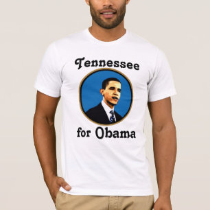 Tennessee för Obama den röda statliga T-tröja T Shirt