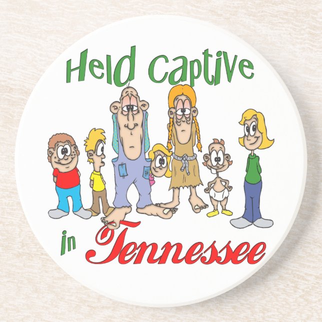 Tennessee Funny Trailer Park Sandstone Underlägg (Framsidan)