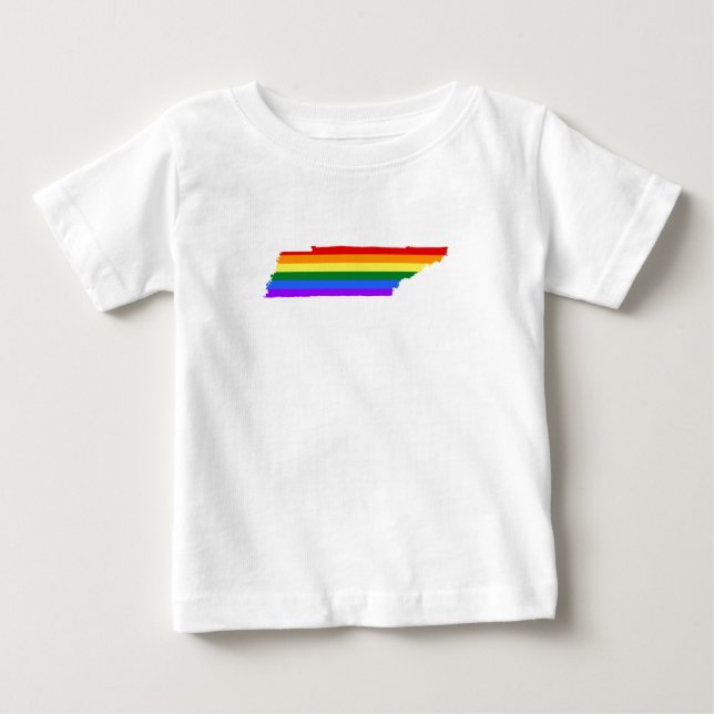 Tennessee Gay pride T Shirt (Framsida)