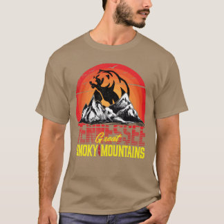 Tennessee Great Smoky Mountains Campingutflykt pre T Shirt