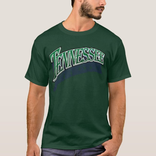Tennessee greencapsskjorta t shirt (Framsida)