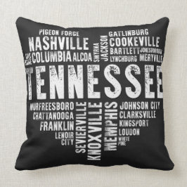Tennessee Heart Kärlek Knoxville Nashville Memphis Kudde