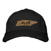 Tennessee Hej Y'all Hat - Black