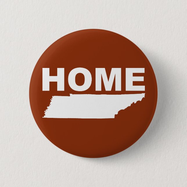 Tennessee Hemifrån Från Stat Knapp Märke Pin (Framsida)
