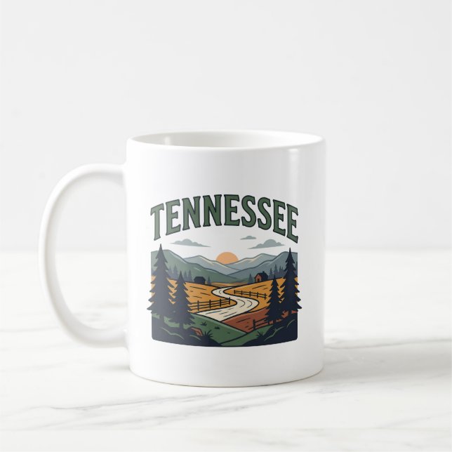 Tennessee Heritage Landskap Kaffemugg (Vänster)