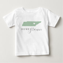 Tennessee Home Grown | Redigerbar Färg-stat Karta T Shirt