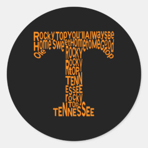 Tennessee Home Sweet Home Tennessee Sport Runt Klistermärke