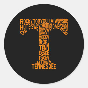 Tennessee Home Sweet Home Tennessee Sport Runt Klistermärke