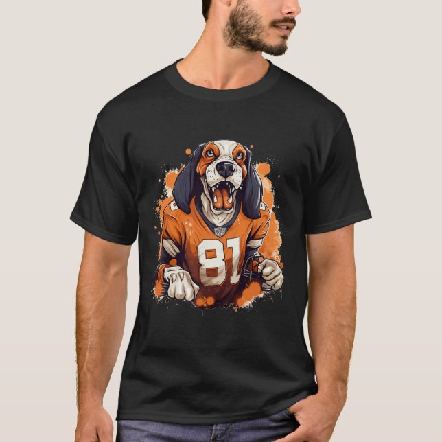 Tennessee Hund Sport Älskare Tennessee Tri Stars T Shirt (Framsida)