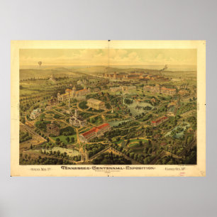 Tennessee hundraårs- utläggning, Nashville (1897) Poster