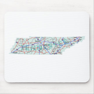 Tennessee Interstate Karta Mousepad Musmatta