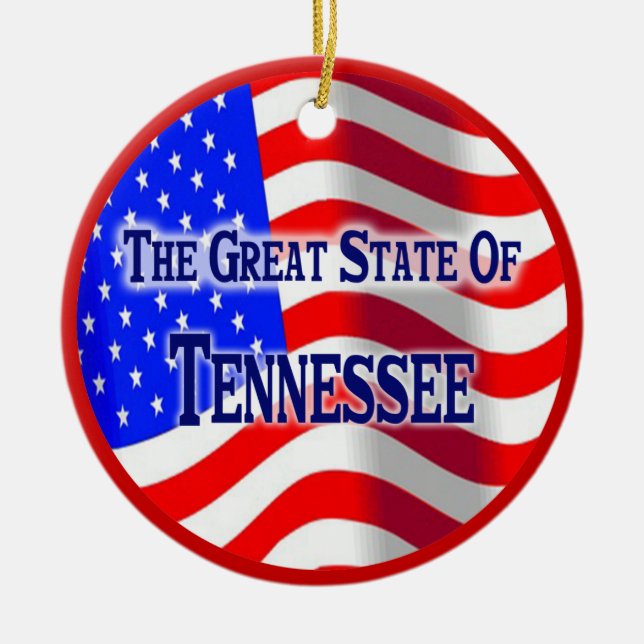 Tennessee Julgransprydnad Keramik (Framsidan)