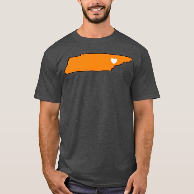 Tennessee kärlekspresent t shirt (Framsida)