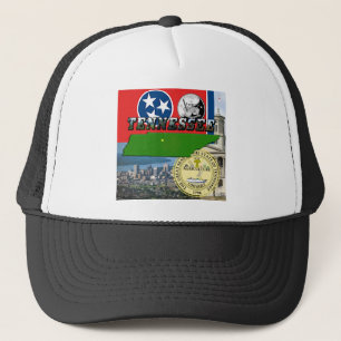 Tennessee Karta, Flagga, Statssäl och Bilder Keps