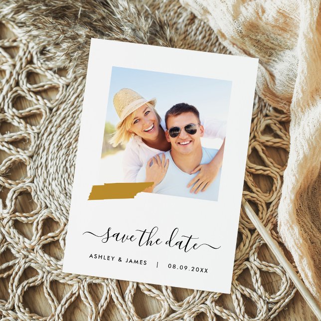 Tennessee Karta Photo Bröllop spara datum Card Spara Datumet (Skapare uppladdad)