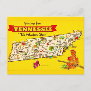 Tennessee kartkort vykort