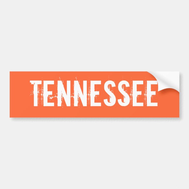 Tennessee-klistermärke Bildekal (Framsidan)