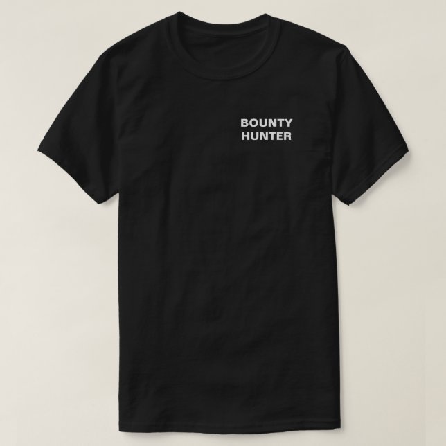 TENNESSEE LAGSTIFTNING: Bounty hunter T Shirt 1 (Design framsida)