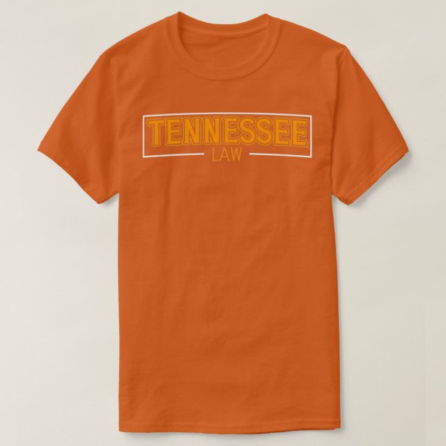 Tennessee Law Attorney Lawyer College Pub Gradua T Shirt (Design framsida)