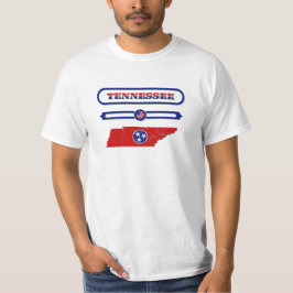 TENNESSEE MAP, TENNESSEE, USA. SAMER BRASIL T SHIRT