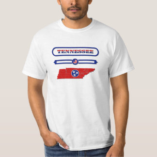 TENNESSEE MAP, TENNESSEE, USA. SAMER BRASIL T SHIRT