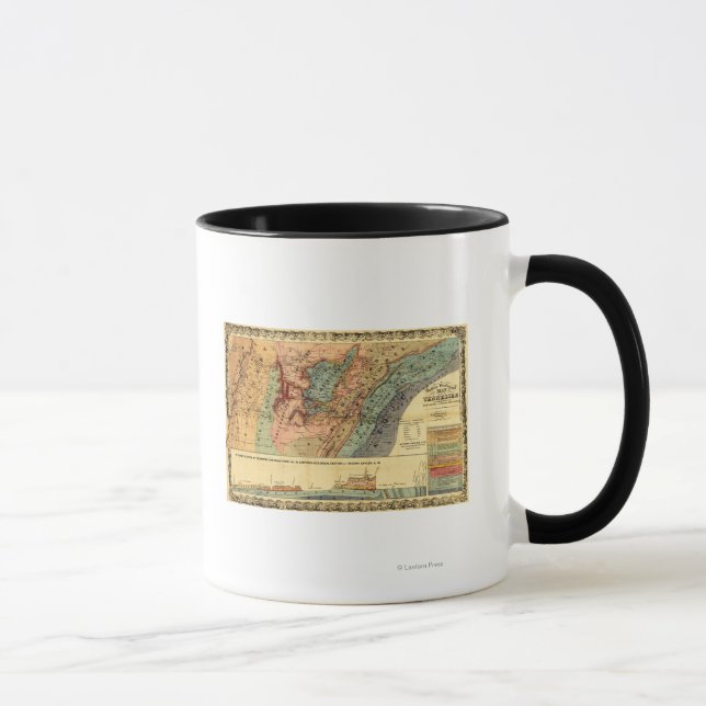 Tennessee, Mississippi, Alabama och Georgien Mugg (Höger)