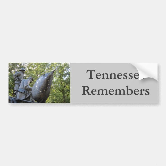 Tennessee Monument Shiloh nationalpark Bildekal (Framsidan)