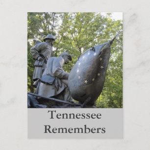 Tennessee Monument Shiloh nationalpark Vykort