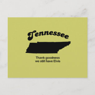 Tennessee Motto - Tack gode gudar Vykort