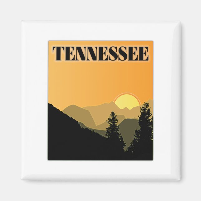 Tennessee Mountains Magnet (Framsidan)