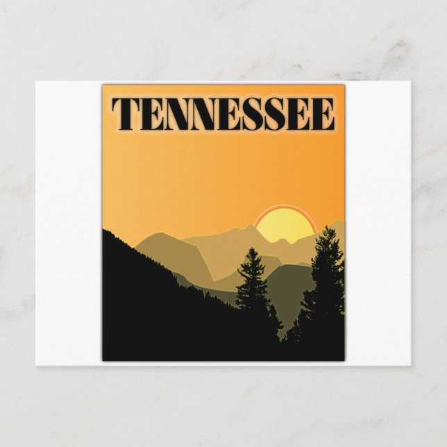 Tennessee Mountains Vykort (Framsida)