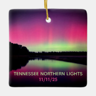 Tennessee Norrskensprydnad Julgransprydnad Keramik