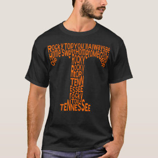 Tennessee Orange Blodad Rocky Top Tn Varsity Styl T Shirt