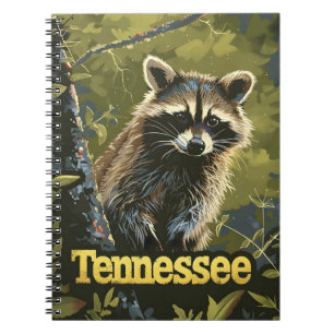 Tennessee Raccoon Anteckningsbok