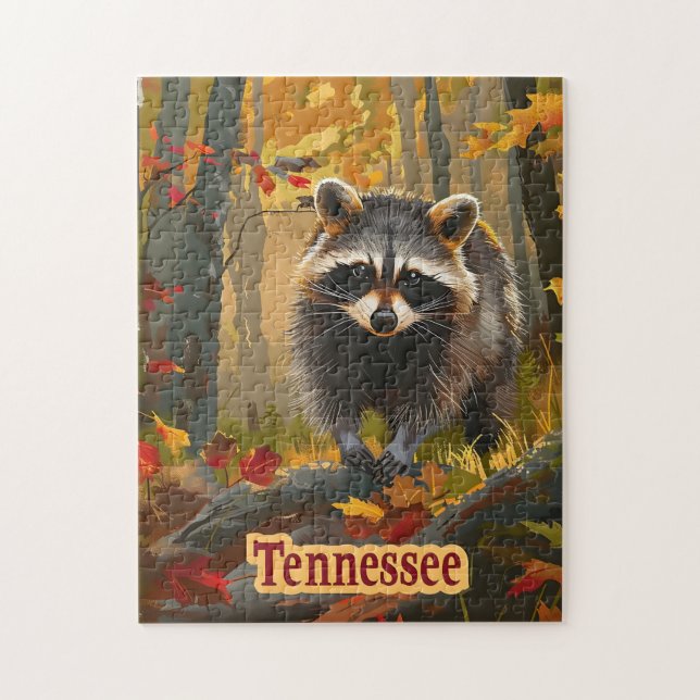 Tennessee Raccoon Pussel (Vertikal)