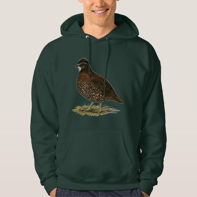 Tennessee Red Quail Sweatshirt Med Luva (Framsida)