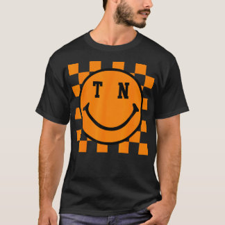 Tennessee Retro Lycklig Checkerboard T Shirt