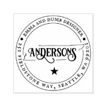 Tennessee Returadress Frimärke Self-Inking