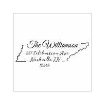 Tennessee Returadress Frimärke Self-Inking