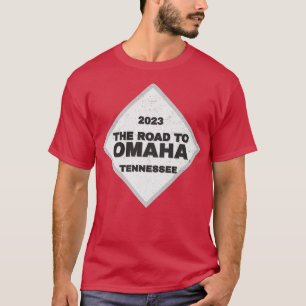 Tennessee Road to Omaha College Basel CWS 2023 T Shirt