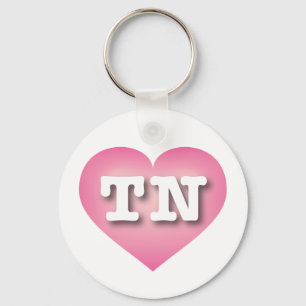 Tennessee Rosa Fade Heart - I kärlek TN Nyckelring