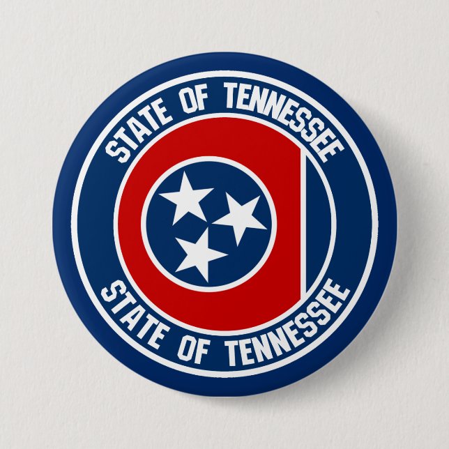 Tennessee Round Emblem Knapp (Framsida)