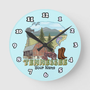 Tennessee Rund Klocka