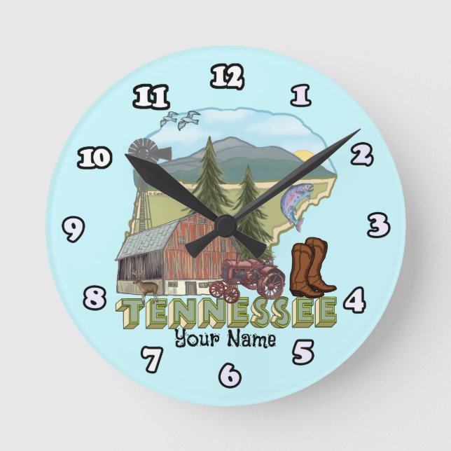 Tennessee Rund Klocka (Framsida)