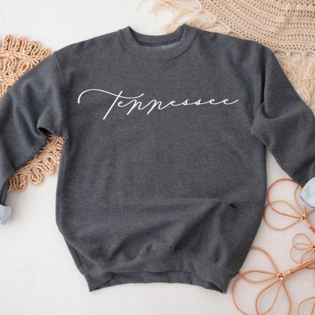 Tennessee Script State Women's Sweatshirt T Shirt (Skapare uppladdad)