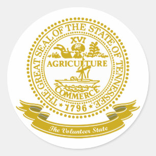Tennessee Seal Runt Klistermärke